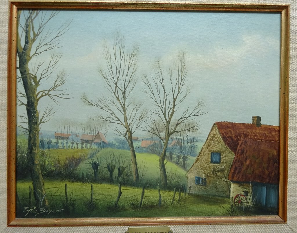 Paul Boonaert, doek, 24 x 30 cm, Herfst 1979, Ophalen of Verzenden