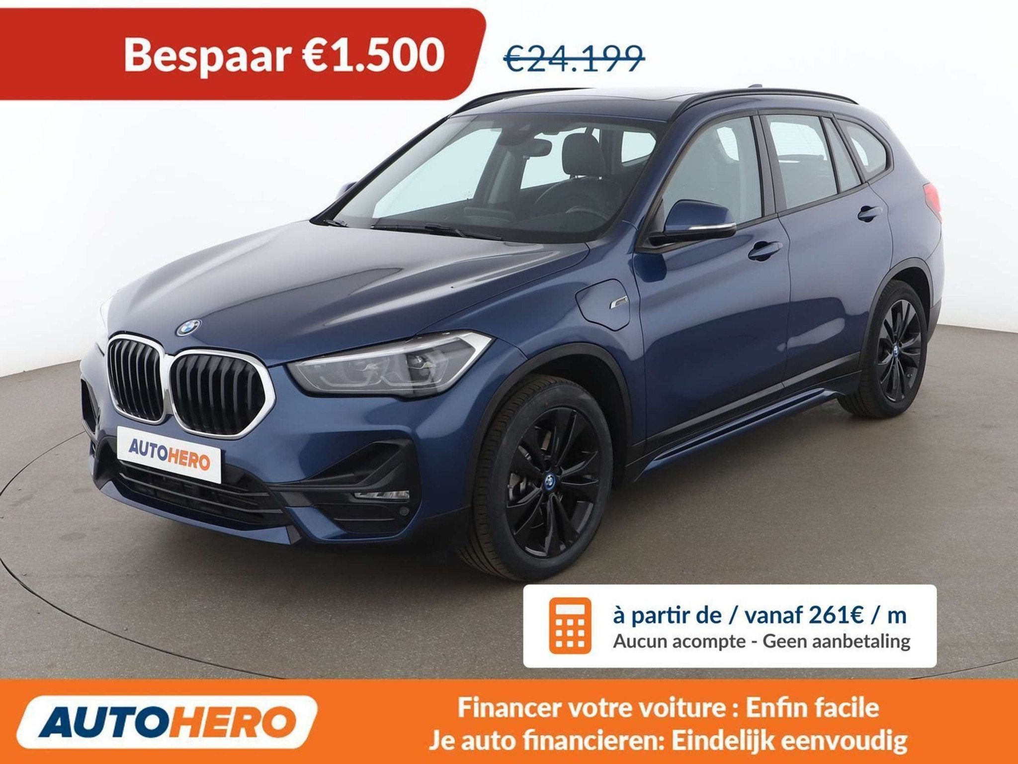BMW X1 xDrive 25e Sport Line (année de construction 2021), https://public.car-pass.be/vhr/f6c3d0ab-9ec9-478c-aaf4-50eb54f87ea3