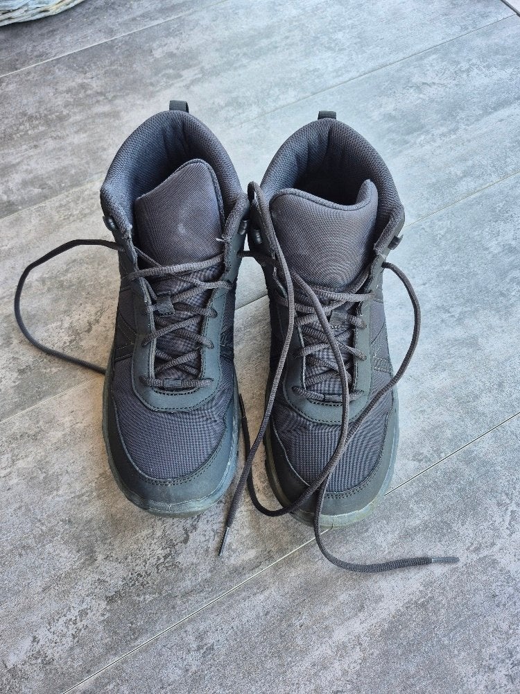 Wandelschoenen Quechua NH 100 MID MAM BLACK maat 43, Enlèvement, Comme neuf, Chaussures