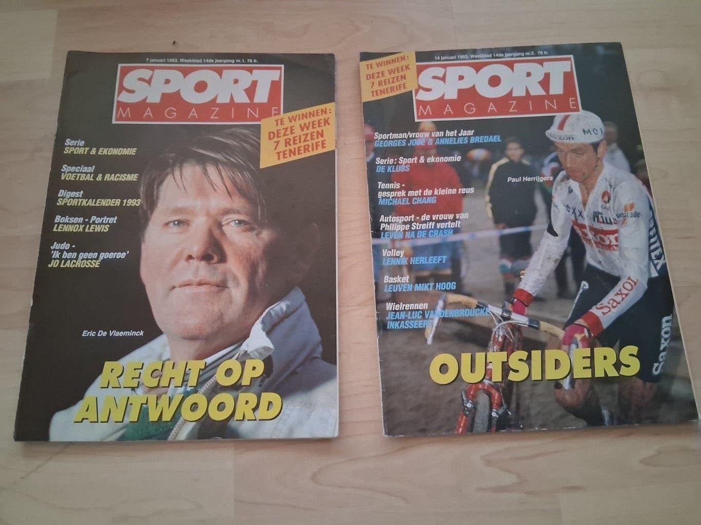 Sport Magazine 1993 maandblad magazine (2 magazines), Boeken, Sportboeken, Ophalen of Verzenden, Zo goed als nieuw