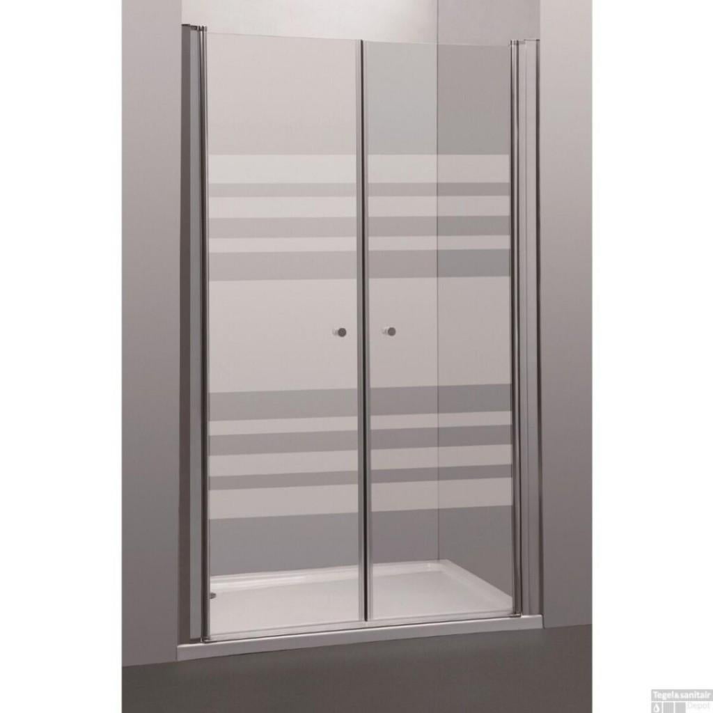 Porte de douche double battante Allibert Priva, Doe-het-zelf en Bouw, Ophalen, Nieuw, Glas, Douche