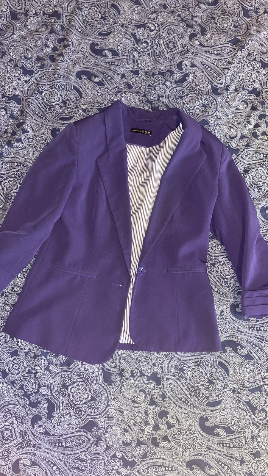 Zara damesjas 36-38, Kostuum of Pak, Blauw, Ophalen of Verzenden, Zo goed als nieuw