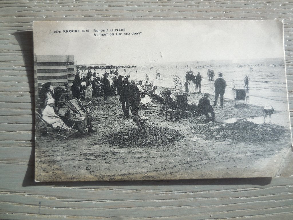 postkaart Knokke, Collections, Enlèvement ou Envoi, Avant 1920, Affranchie, Flandre Occidentale