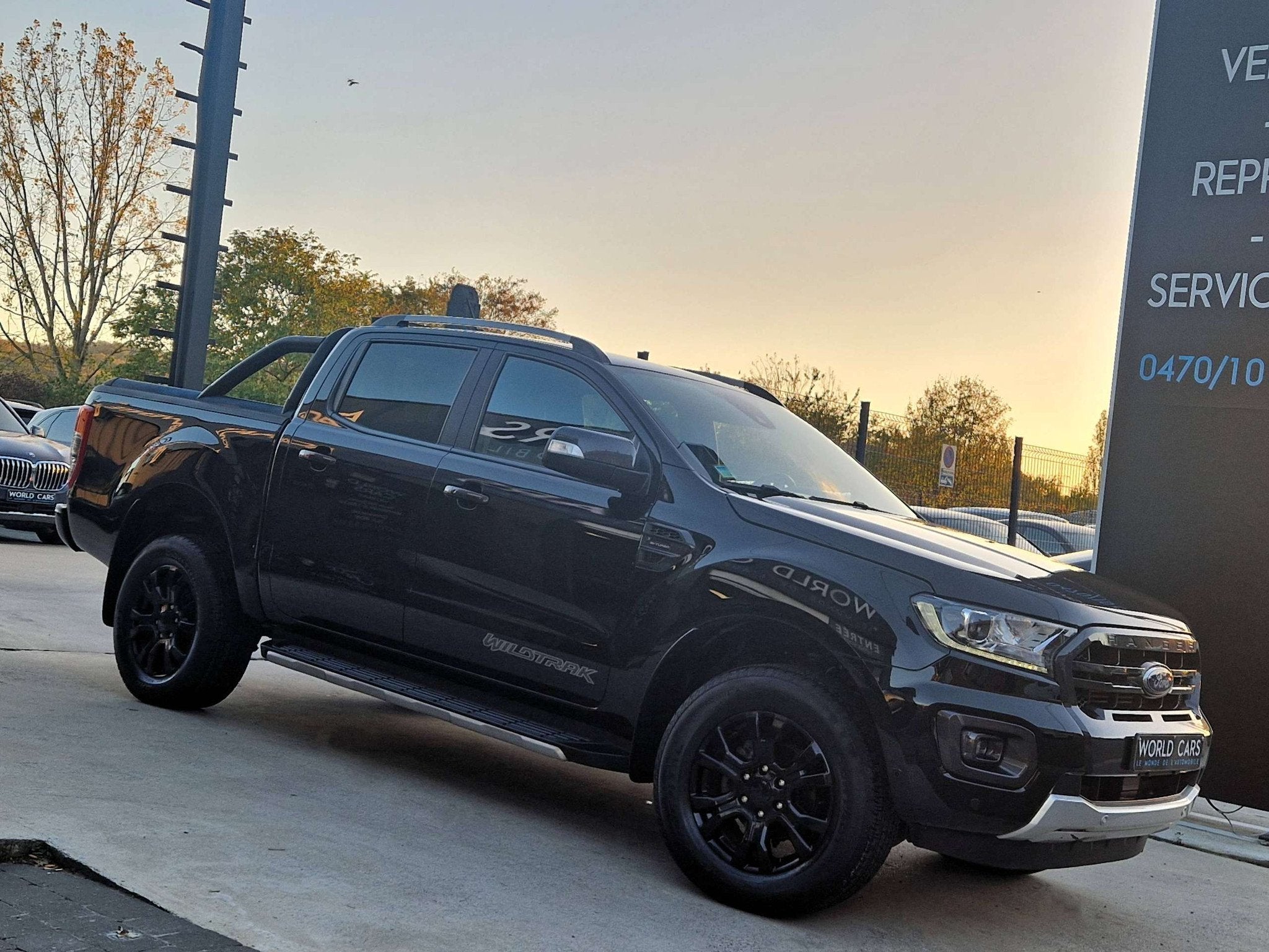 Ford Ranger 2.0 BiT EcoBlue Wildtrak - BOITE AUTO - BLACK ED, Auto's, Automaat, 4 deurs, Gebruikt, 4 cilinders