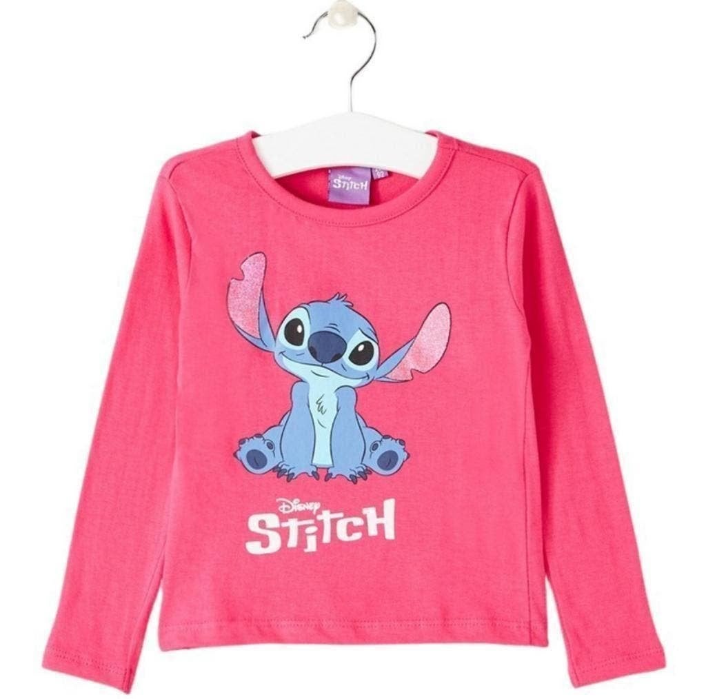 Stitch Longsleeve DR - Maat 98 - 110 - 116 - Disney - Katoen, Enfants & Bébés, Neuf, Chemise ou À manches longues, Fille, Stitch
