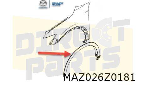 Mazda CX-5 (10/21-) wielkuiplijst voorscherm Links (25D snow, -, Verzenden, -, Nieuw