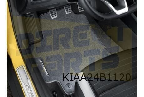 Kia Stonic Mattenset 'velours' (4x) tekst "Stonic" Origineel, Neuf, Kia, -, -