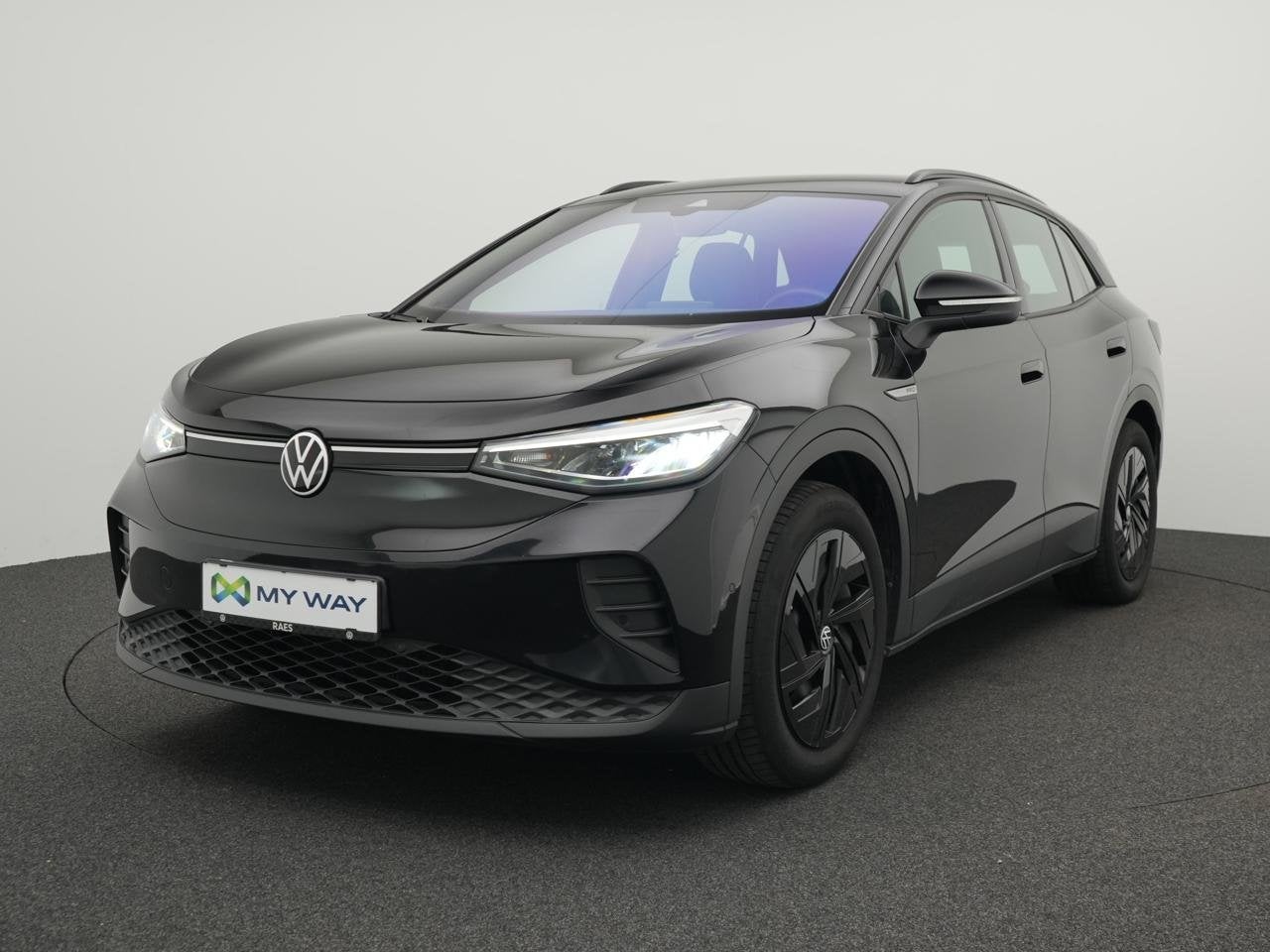 Volkswagen ID.4 77 kWh Pro Performance, Auto's, Parkeerassistent, Zwart, Elektrisch, Handgeschakeld
