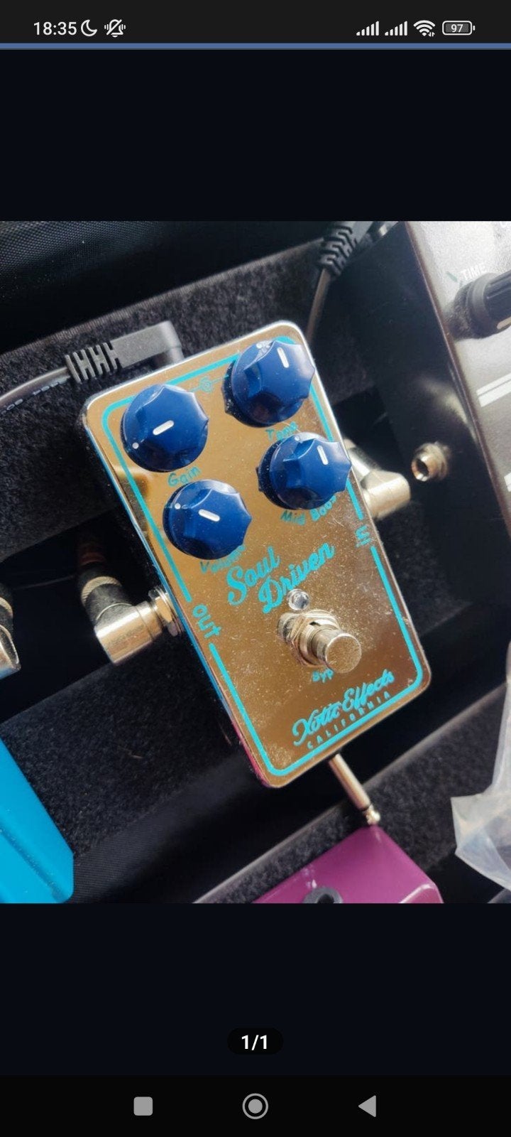 Xotic USA soul driven overdrive pedal, Ophalen of Verzenden