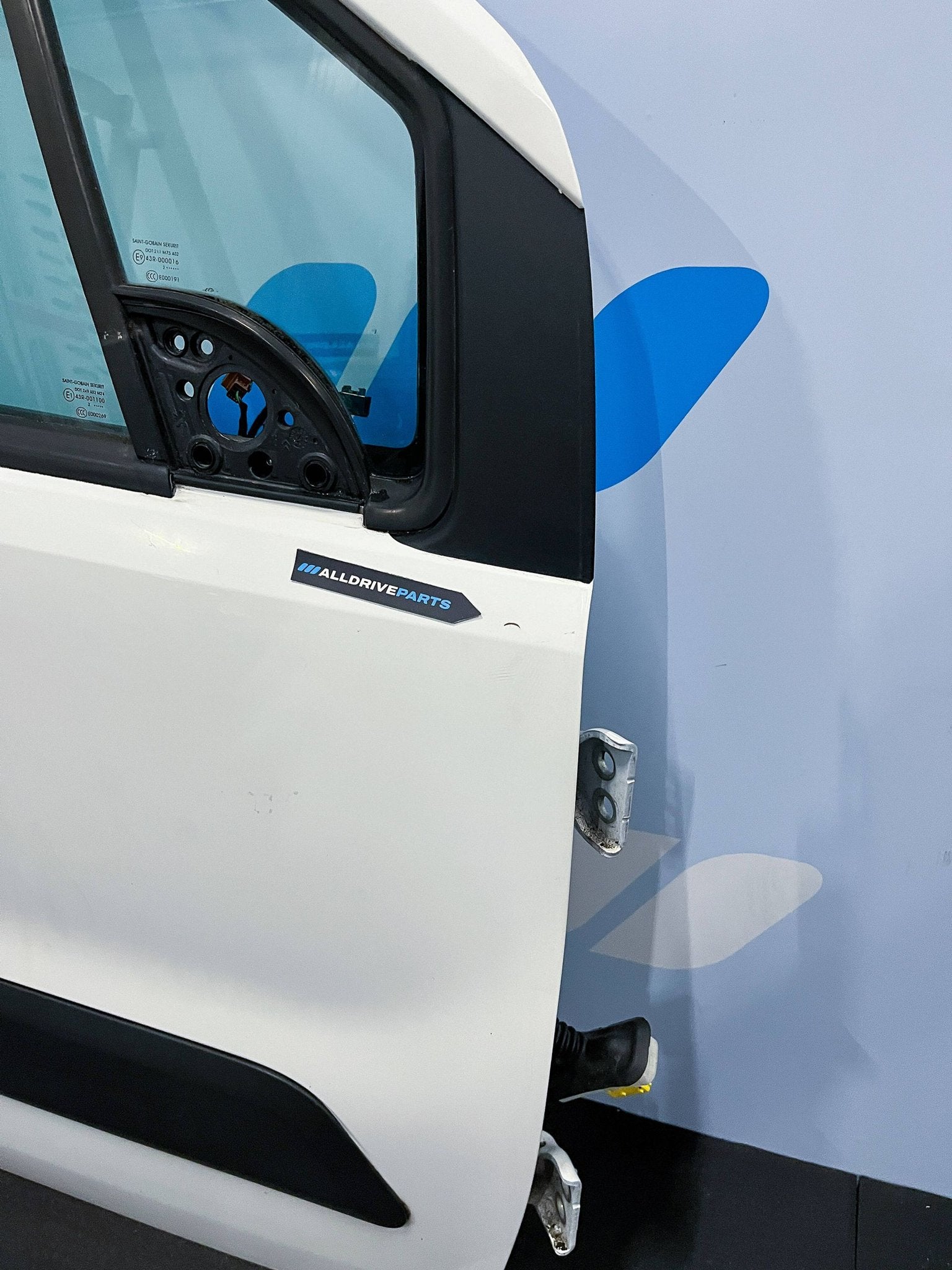 Peugeot Partner Citroen berlingo Voorportier rechts wit 9004, -, Utilisé, Porte, Avant
