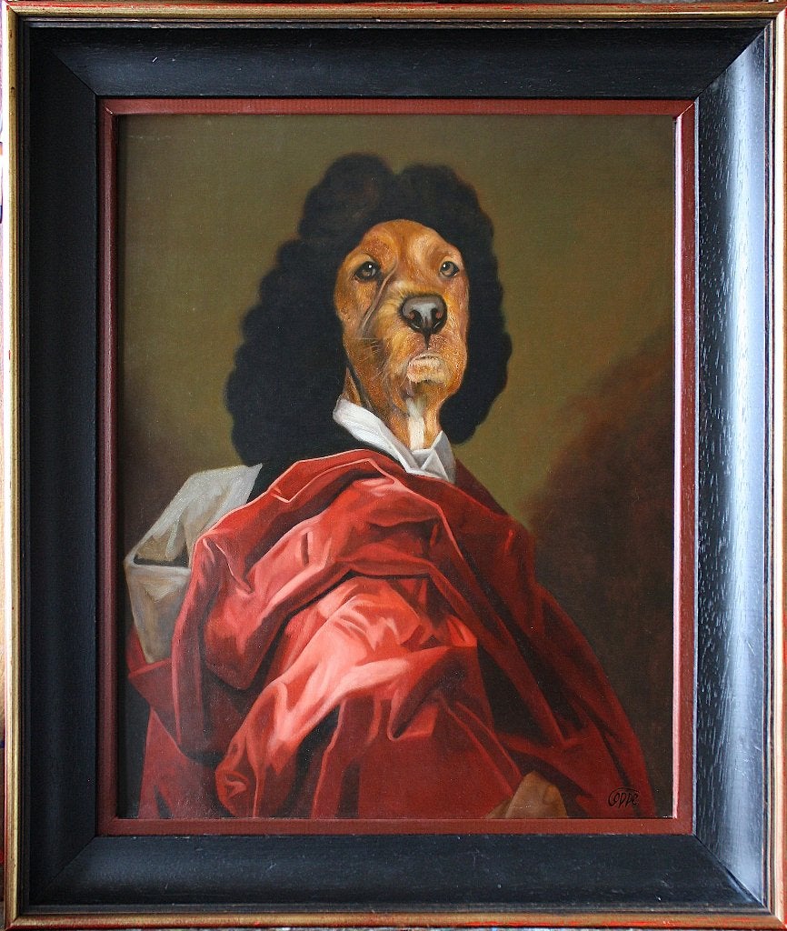 Beau portrait animalier, Enlèvement, Toile