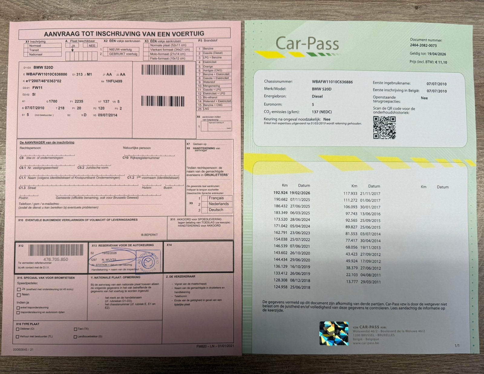 BMW 520D Automaat/Euro 5/Leder/Nieuwe Staat/GEKEURD, Auto's, BMW, Automaat, https://public.car-pass.be/vhr/88b95971-fc63-4f6c-b7ec-5c34464c6dac