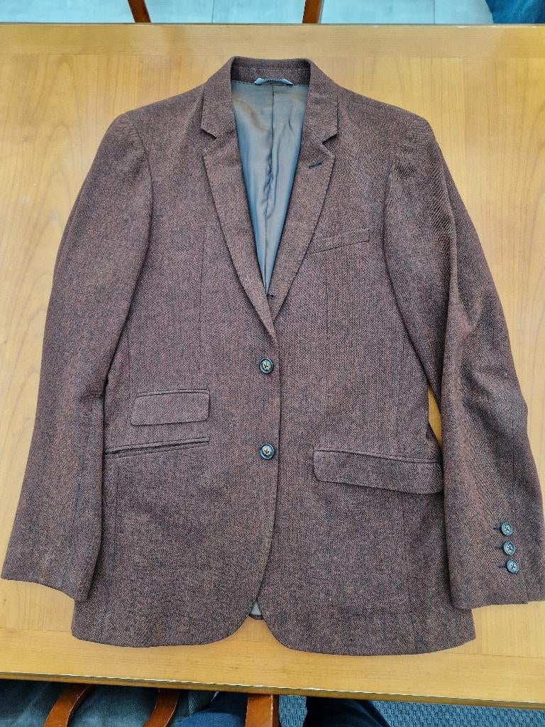 Roestbruine blazer Matinique maat 46 (small), Kleding | Heren, Kostuums en vesten, Ophalen, Bruin, MATINIQUE., Zo goed als nieuw