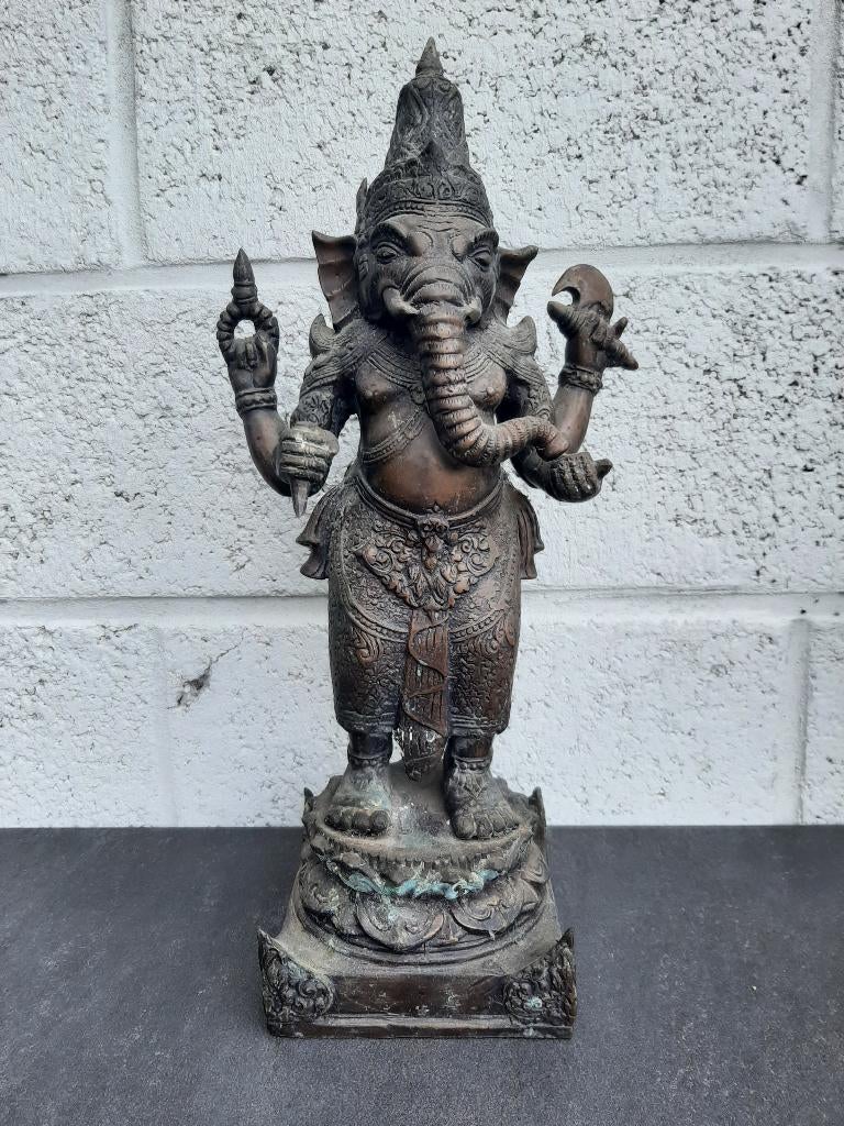 Bronzen beeld/Ganesh/Garuda/Indonesië/Azië, Ophalen of Verzenden, Nieuw