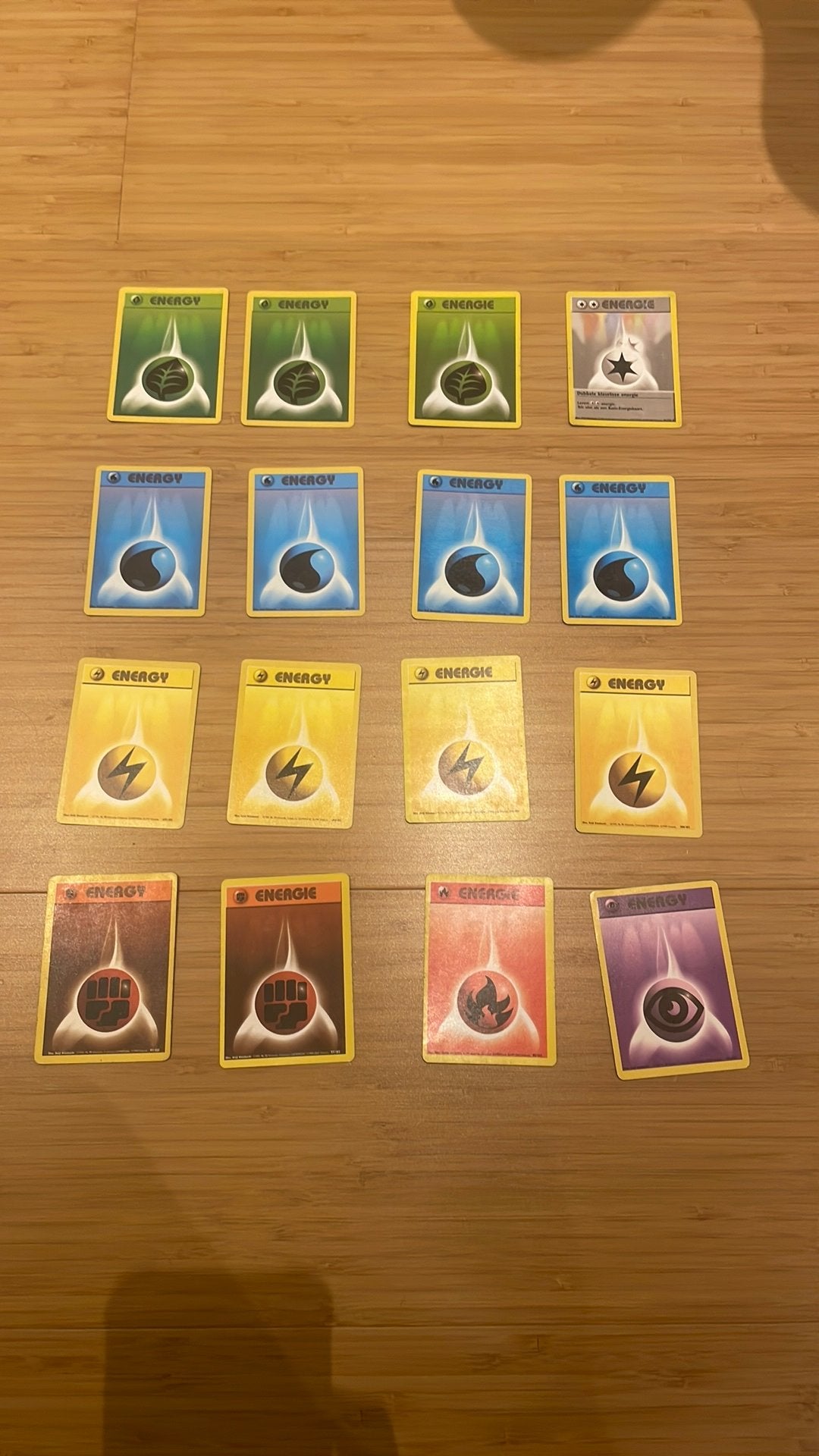 Oude energy kaarten, Ophalen of Verzenden, Gebruikt, Meerdere kaarten