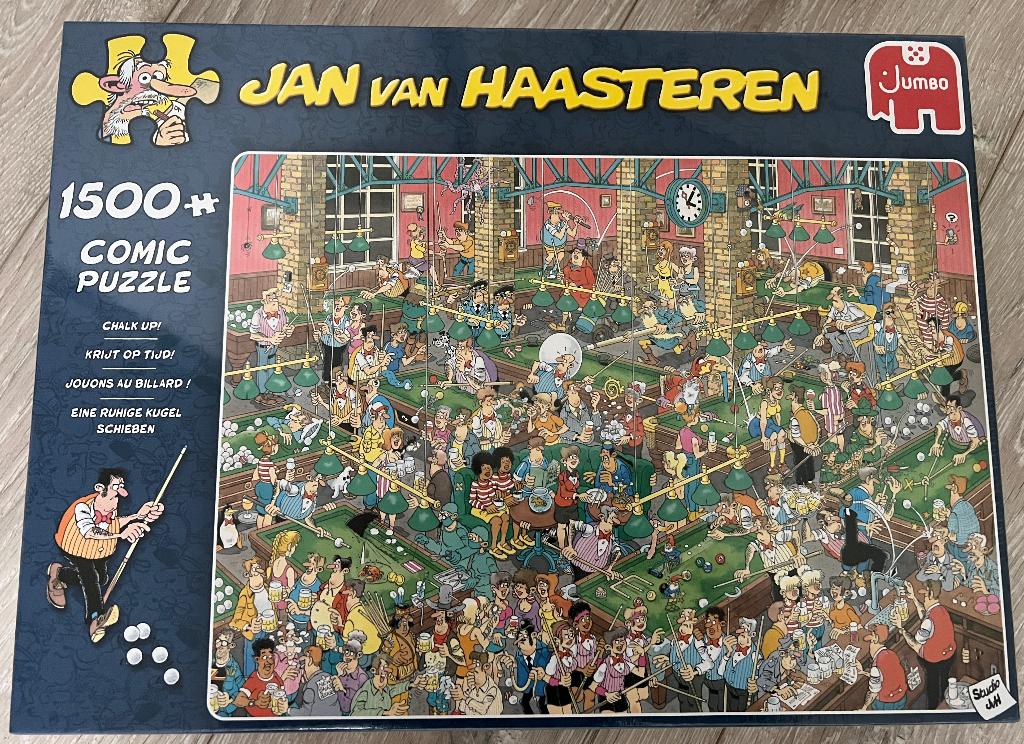 Nieuwe Jan van Haasteren puzzel - Krijt op tijd, Ophalen of Verzenden, 500 t/m 1500 stukjes, Nieuw, Legpuzzel