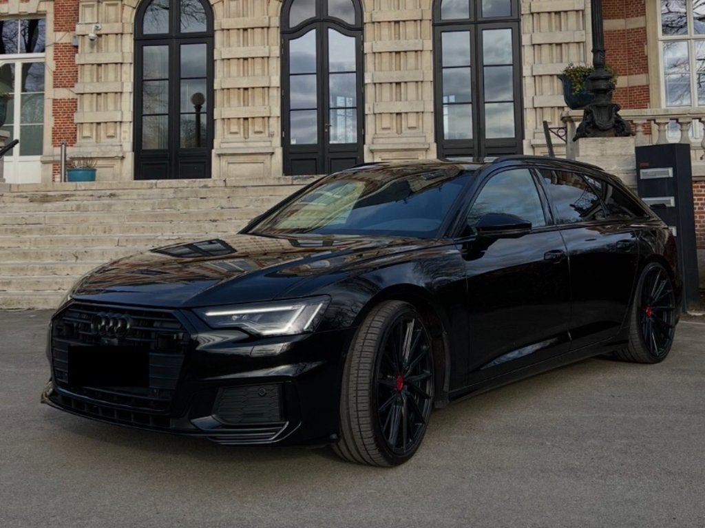 Audi A6 Black Edition, zéér lage kilometers!, Cuir, Euro 6, Noir, 5 portes