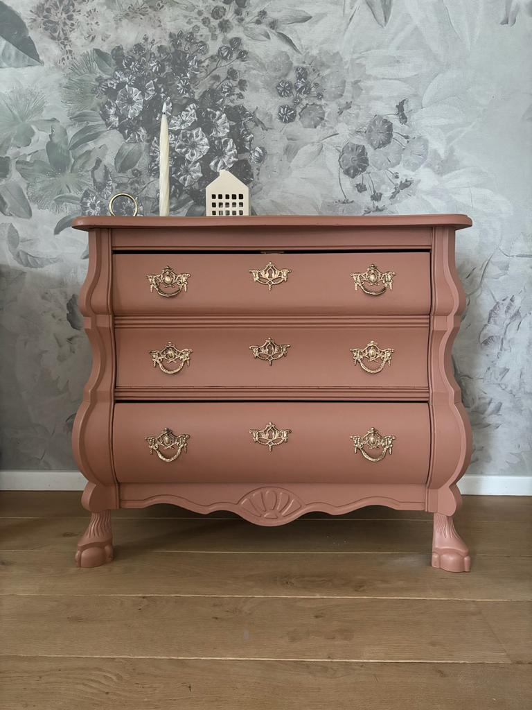 Schitterende landelijke buikkast terracotta, Ophalen, Zo goed als nieuw