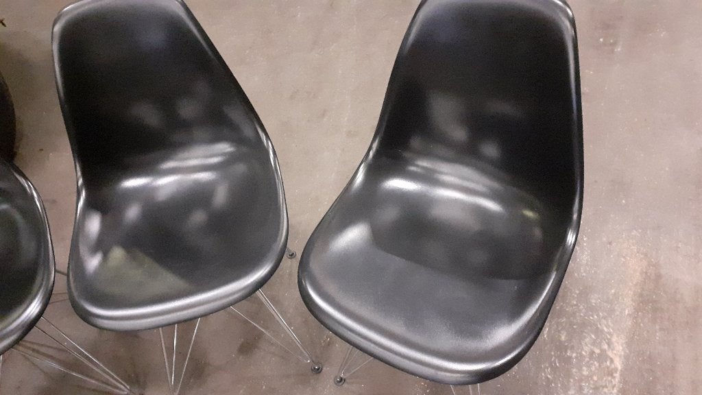 2 Nieuwe stoelen inoxidabel, Huis en Inrichting, Stoelen, Ophalen, Nieuw, Zwart, Twee