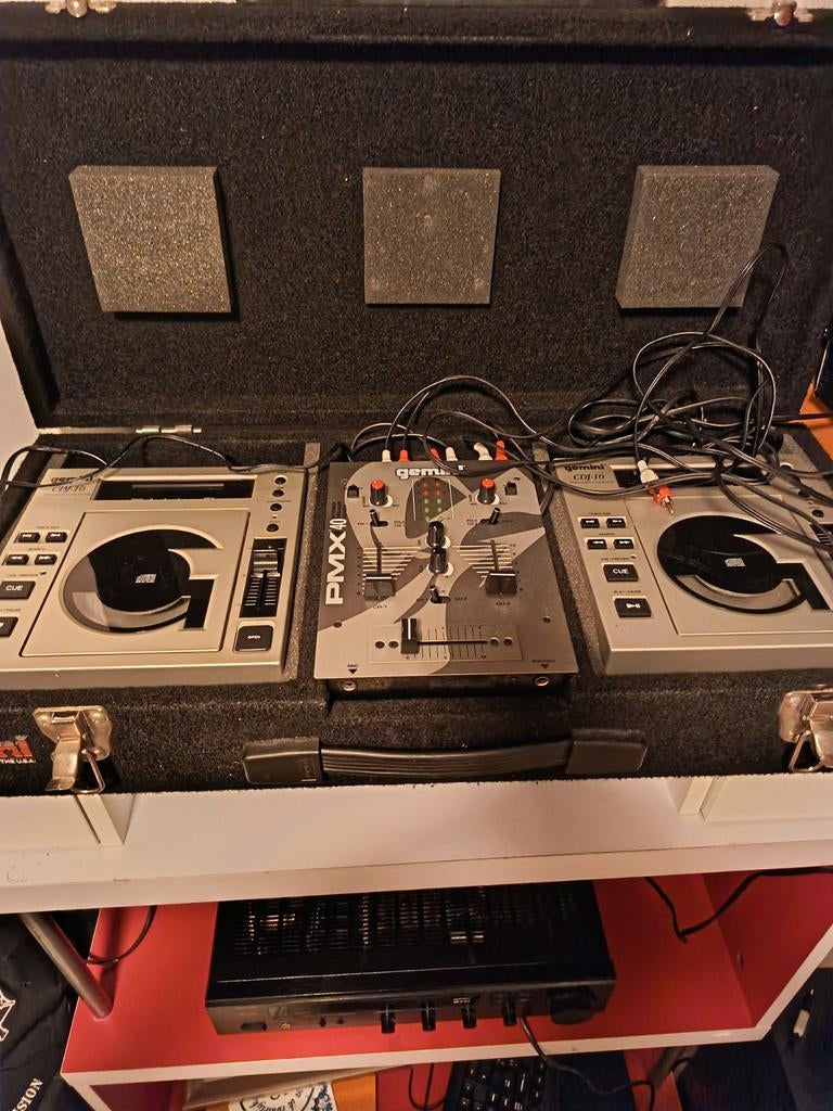 Gemini cd mixer + versterker+pioneer boxen, Muziek en Instrumenten, Ophalen, Pioneer