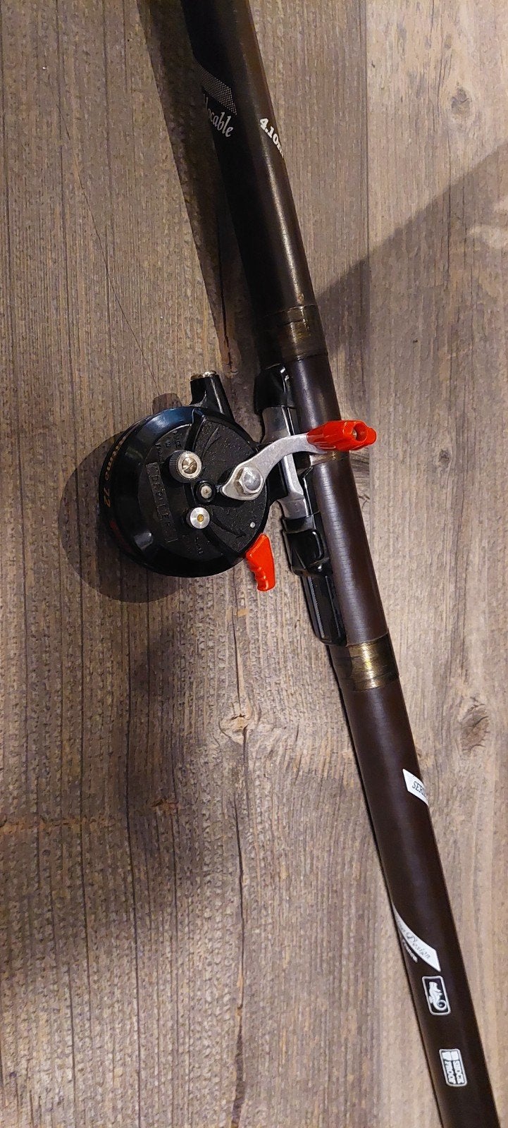 canne a peche  browning telereglable moulinet ritma 72 neuf, Enlèvement