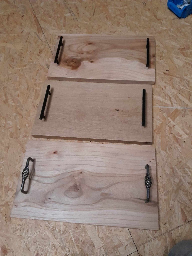 Onderzetters eik of Iepenhout, Hout, Nieuw, Ophalen of Verzenden, Schaalonderzetter