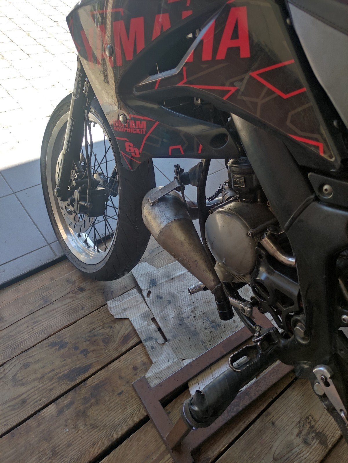 Yamaha dtr 50 am6, Fietsen en Brommers, Ophalen