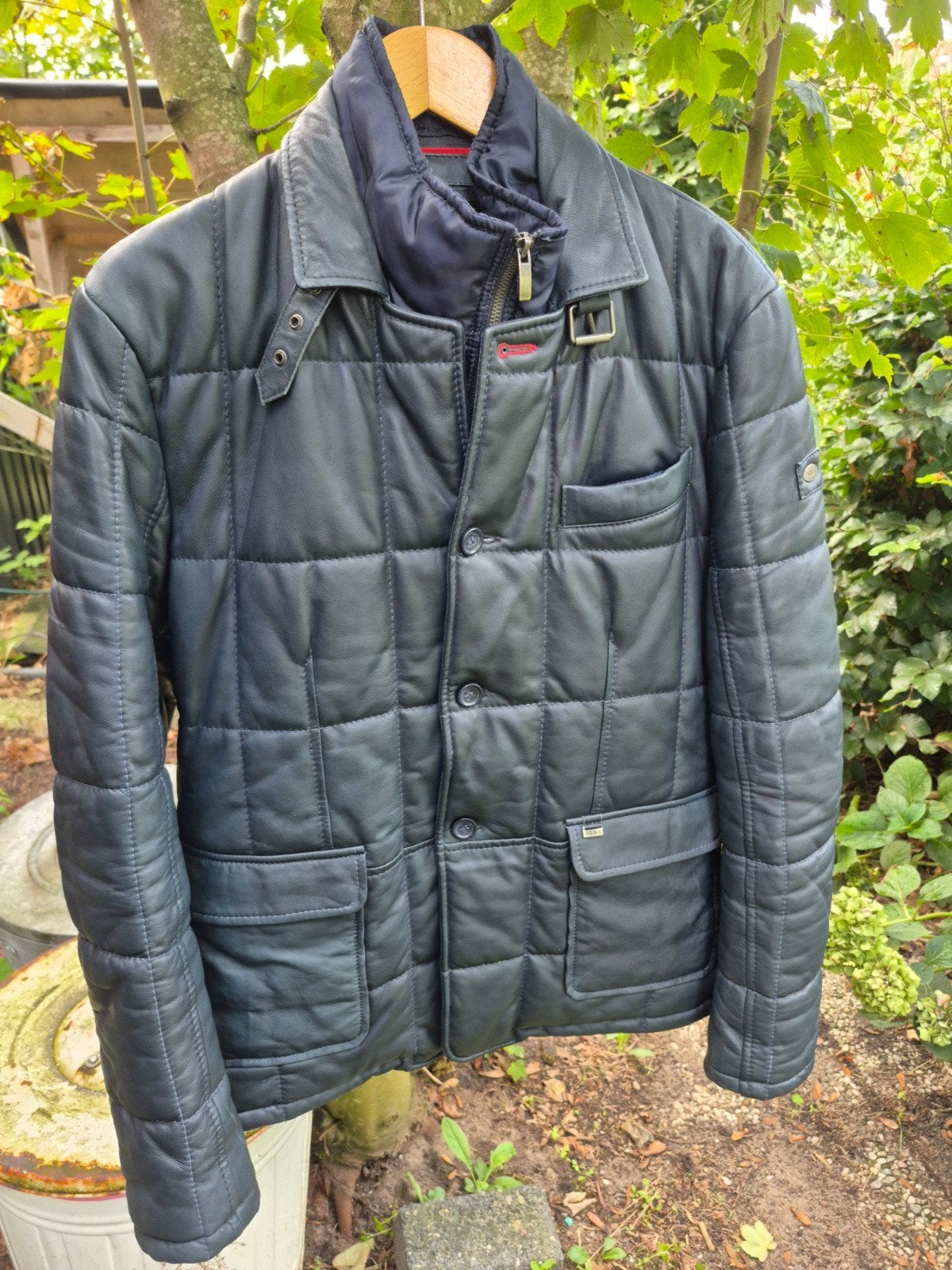 Veste en cuir exclusive Arma, taille 48 (Jacob Cohen), Enlèvement ou Envoi, Bleu