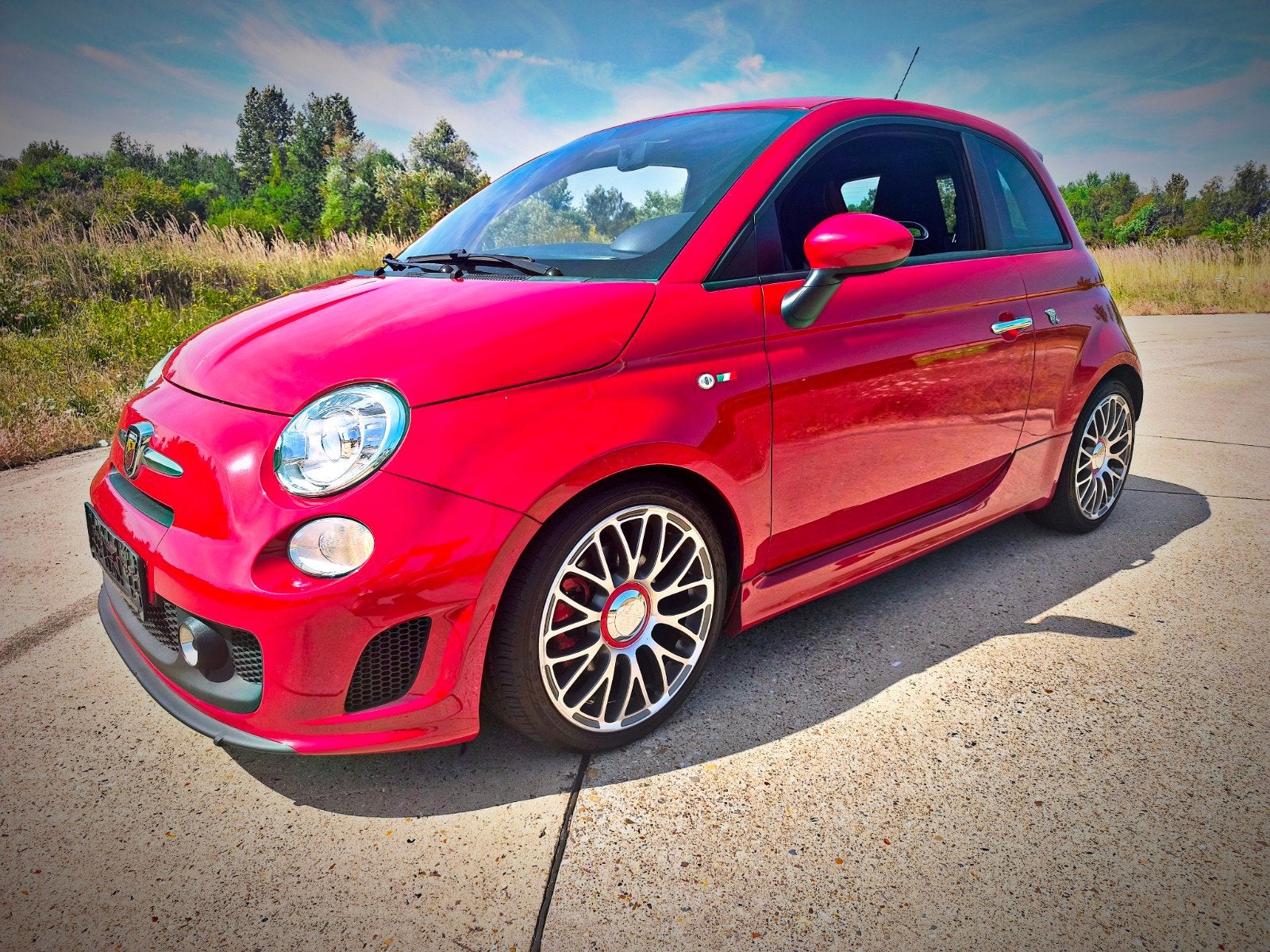 fiat Abarth 500, Auto's, Euro 5, Zwart, Bedrijf, 1400 cc
