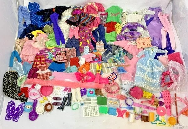 Barbie Steffi Clone Poppenkleding Accessoires Verzameling, Verzenden, Zo goed als nieuw, Barbie