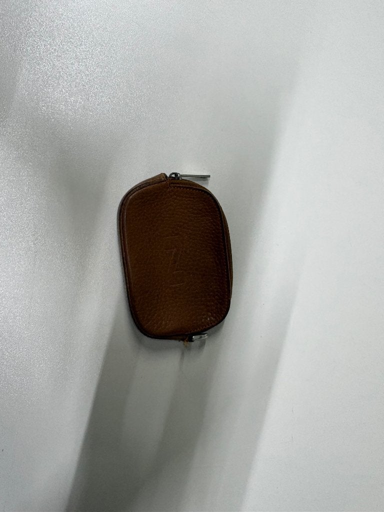 Geldbeugel Nathan, Handtassen en Accessoires, Portemonnees, Ophalen of Verzenden, Gebruikt, Bruin