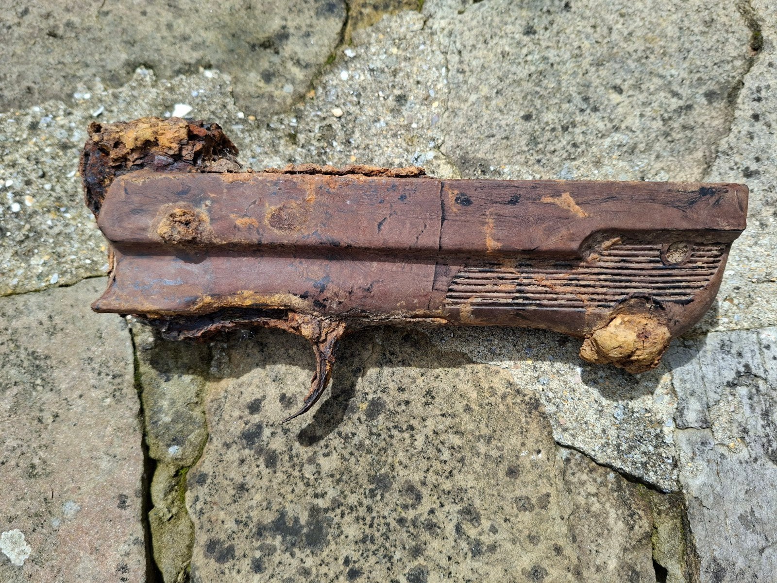 MP40 relikwie Ardennen 1944, Ophalen of Verzenden