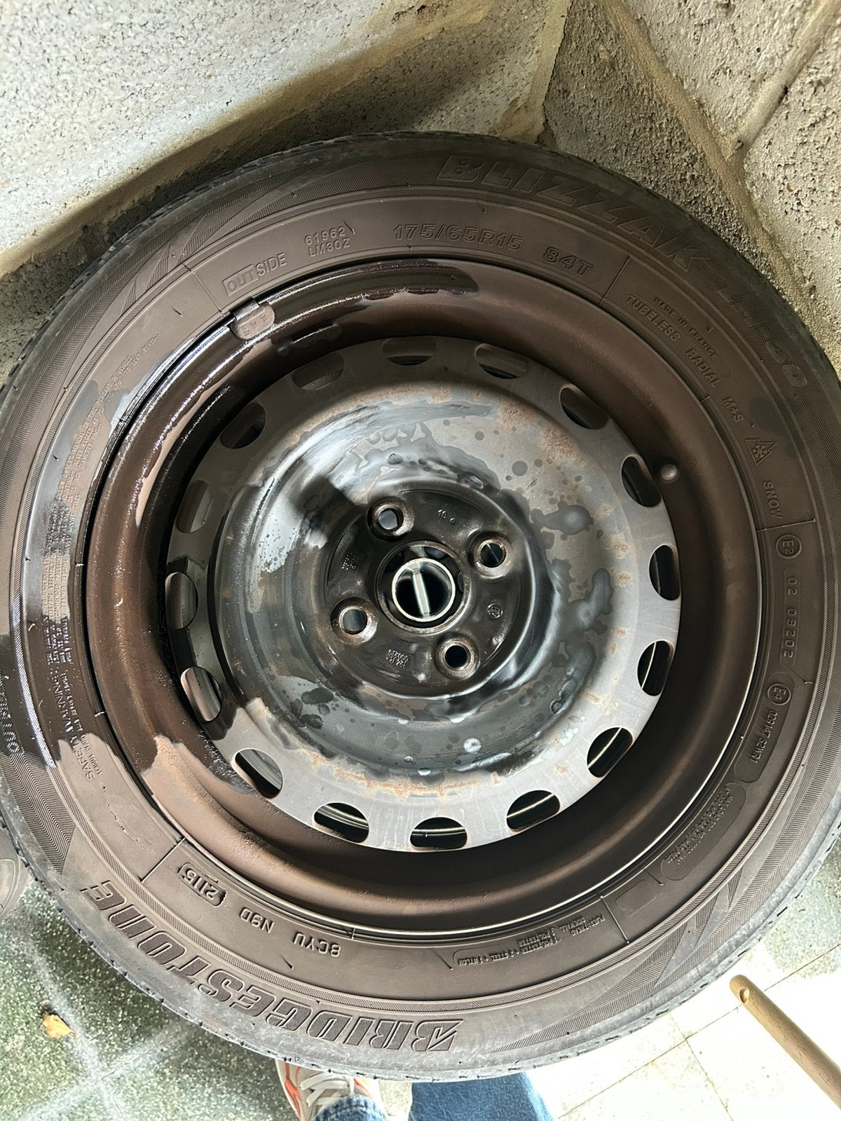 Winterbanden + velg Toyota Yaris, Autos : Pièces & Accessoires, Pneus & Jantes, Enlèvement, 15 pouces, Pneus hiver, Pneu(s)