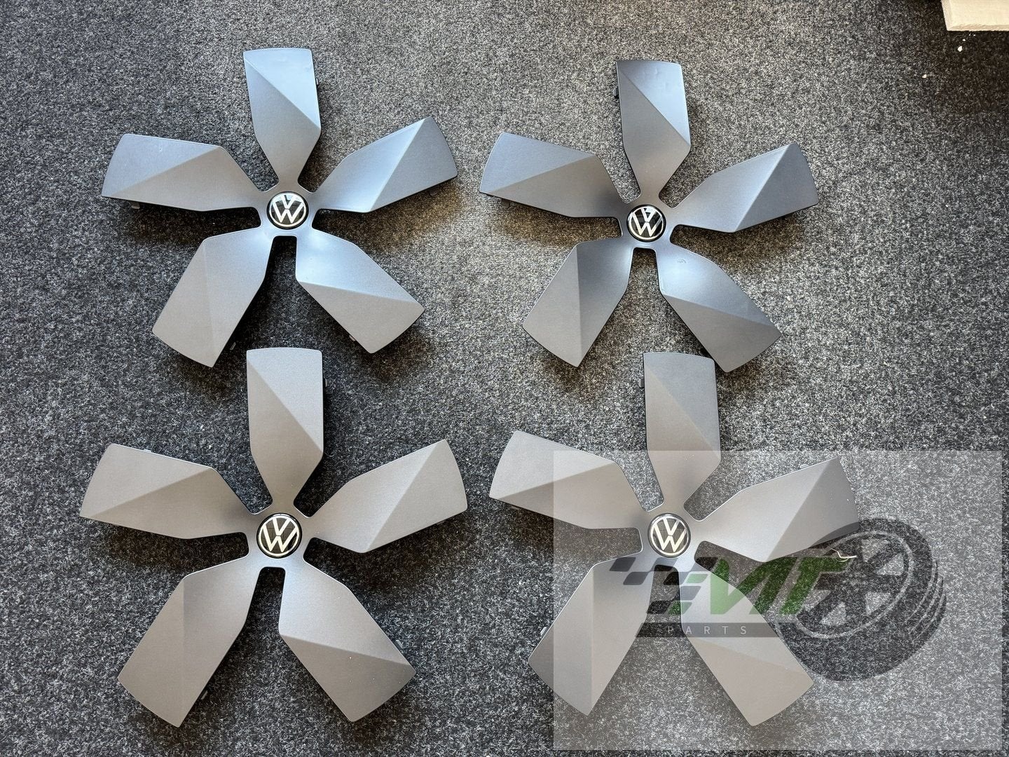 4x 20" VW Tayron Tiguan LEEDS AERO naafkap naafdop 571601169, Auto-onderdelen, -, Volkswagen, -, Nieuw