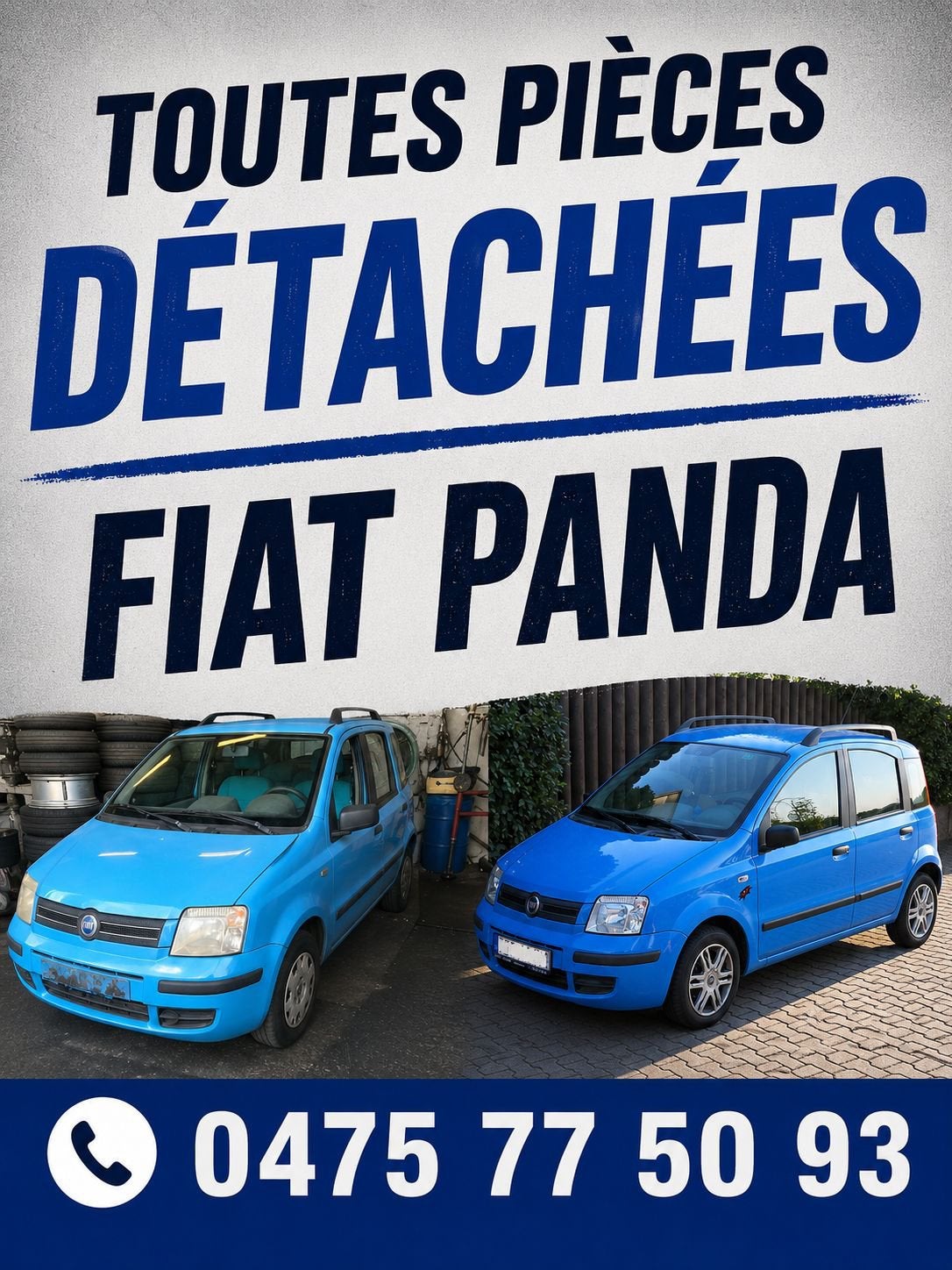 Pieces Fiat Panda essence, Autos : Pièces & Accessoires, Autres pièces automobiles, Enlèvement, Fiat