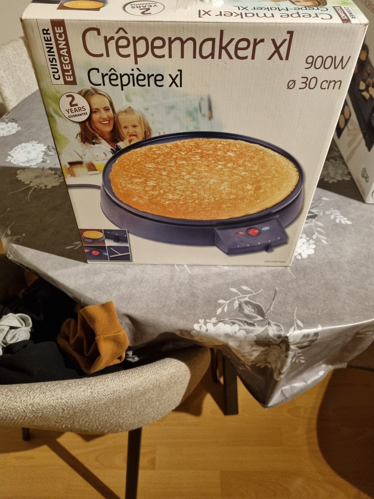 Pannenkoeken bakker, Ophalen, Nieuw