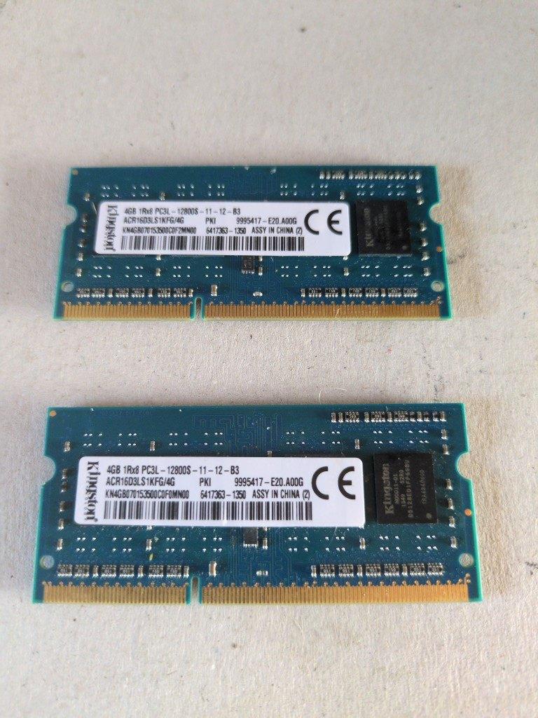 2x4GB DDR3 SO-DIMM Laptop Geheugen, Computers en Software, RAM geheugen, Gebruikt, DDR3, Ophalen of Verzenden, Laptop