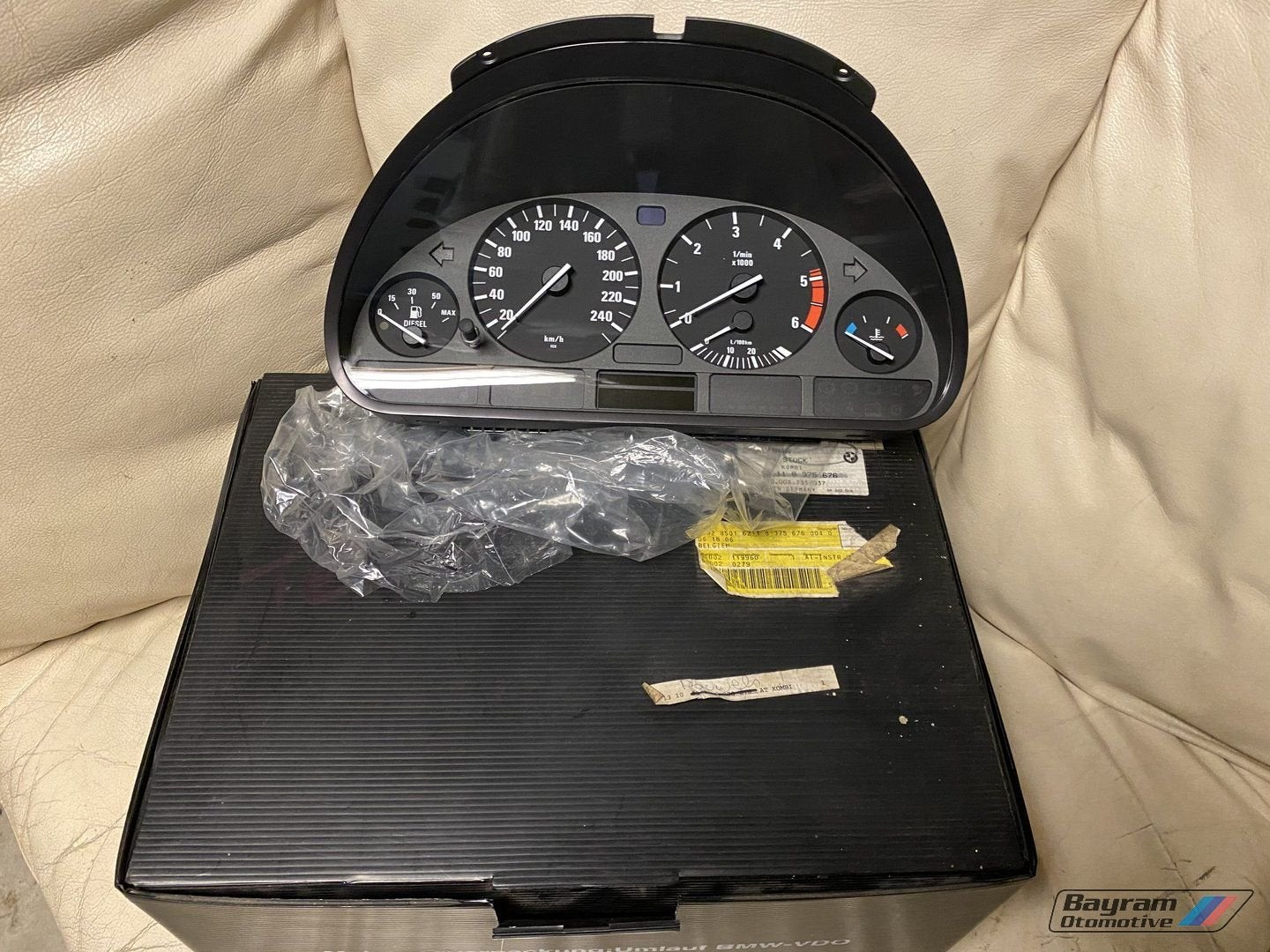 Bmw E39 km tellerbak nieuw diesel tacho 8375675 5-serie km, Auto-onderdelen, Dashboard en Schakelaars, BMW, Gebruikt, Ophalen of Verzenden