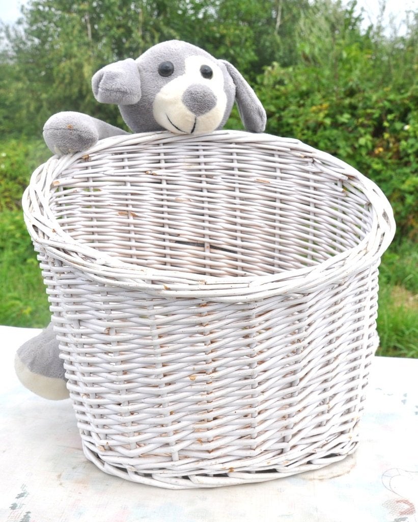 petite poubelle chambre enfant rotin avec ourson, Enfants & Bébés, Blanc, Enlèvement ou Envoi, Utilisé, Autres types