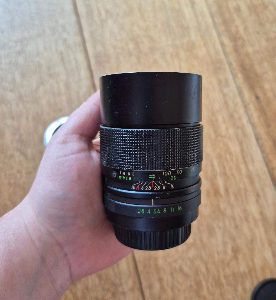 Objectif Auto-Marexar 135mm f/2.8 + téléconvertisseur 2x, Enlèvement ou Envoi, Utilisé