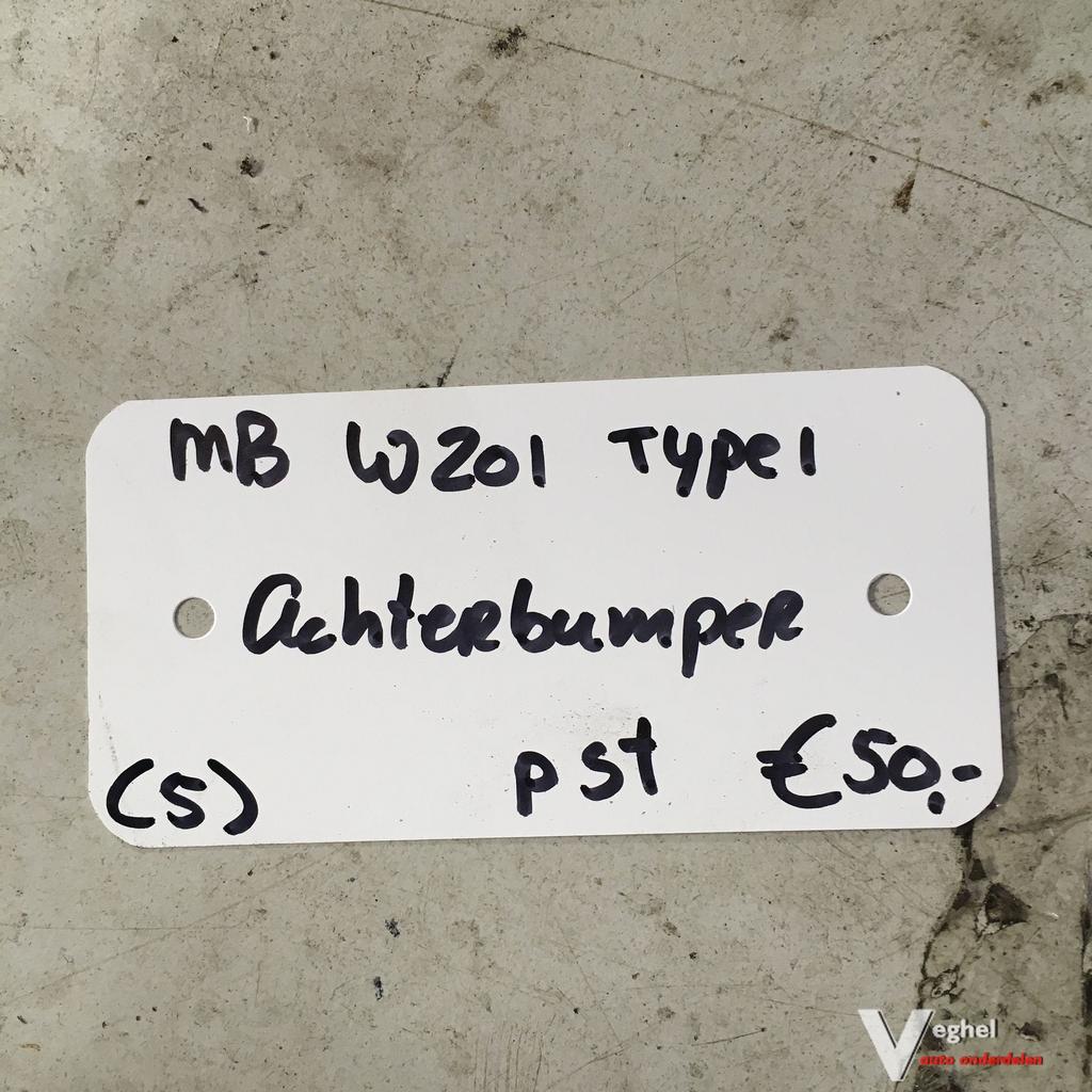 Mercedes W201 Achterbumper 1 e Type, Ophalen, Gebruikt, -, -