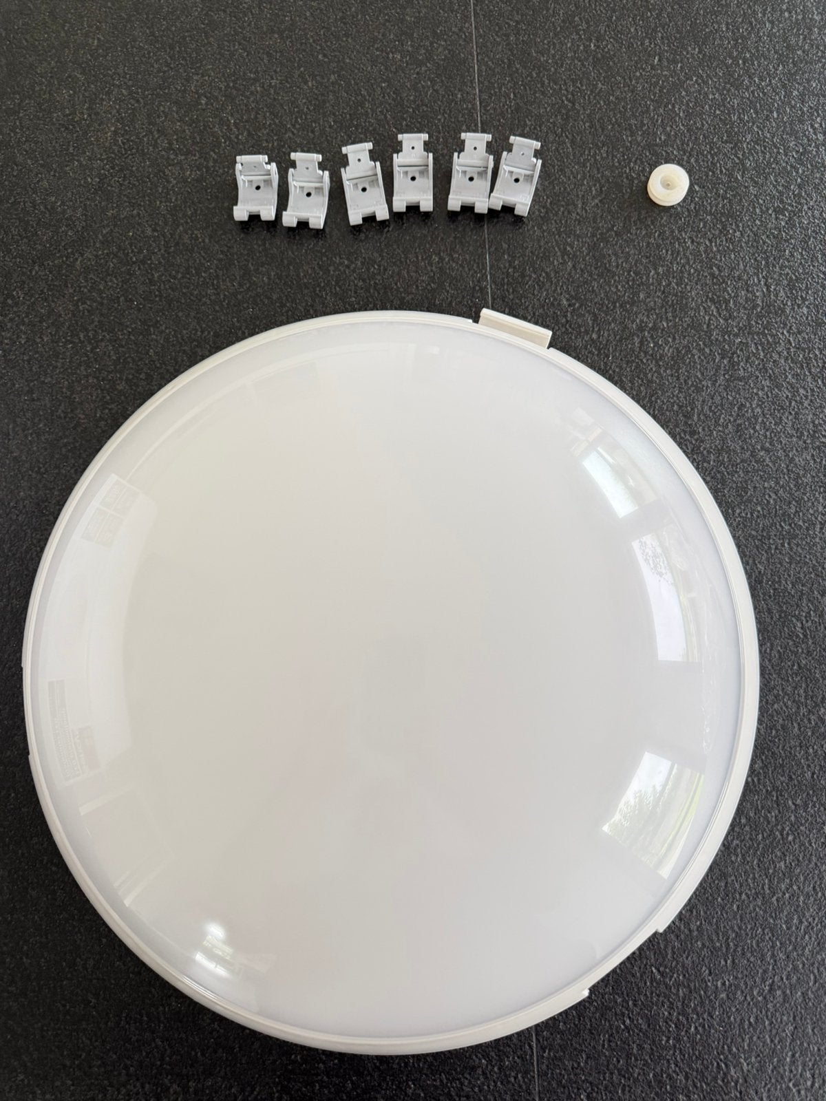 Led-plafondlamp met bewegingssensor Sencys, Ophalen, Kunststof, Modern, LED