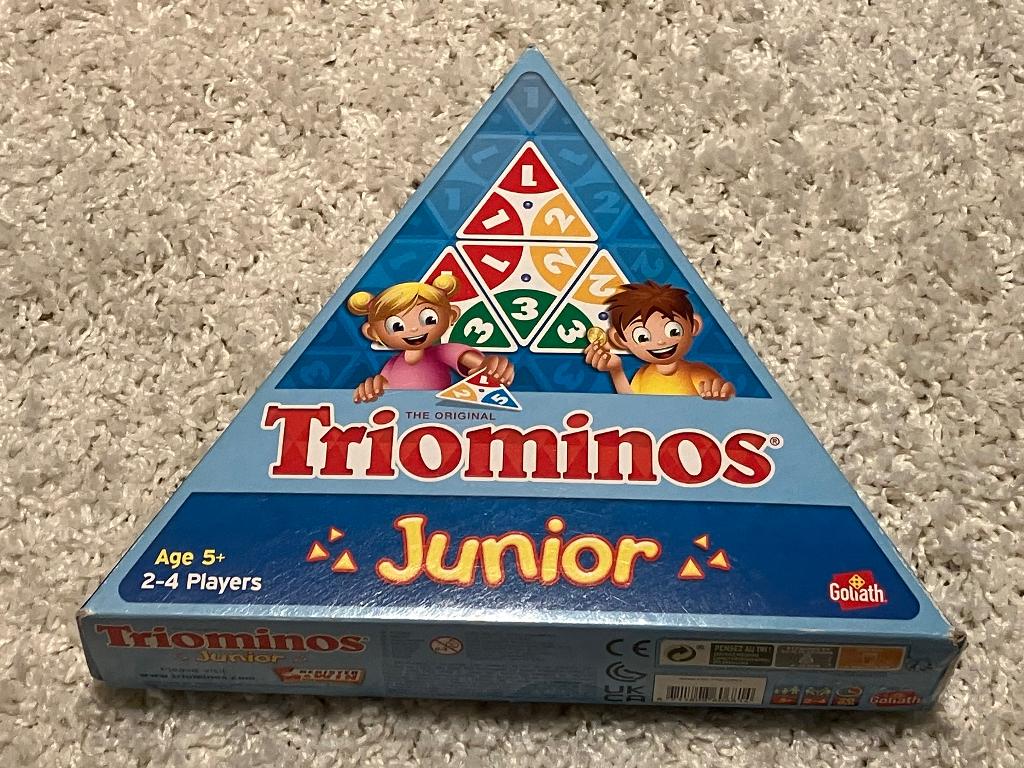 Spel - Triominos Junior, Hobby & Loisirs créatifs, Enlèvement ou Envoi, Utilisé