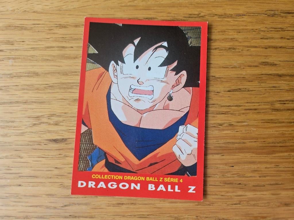 dragonball z kaart reverseholo shiny Goku Potaru oorbellen, Ophalen of Verzenden, Nieuw, Losse kaart