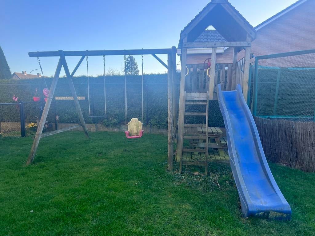 Houten speeltoestel, Kinderen en Baby's, Ophalen, Gebruikt, Schommel
