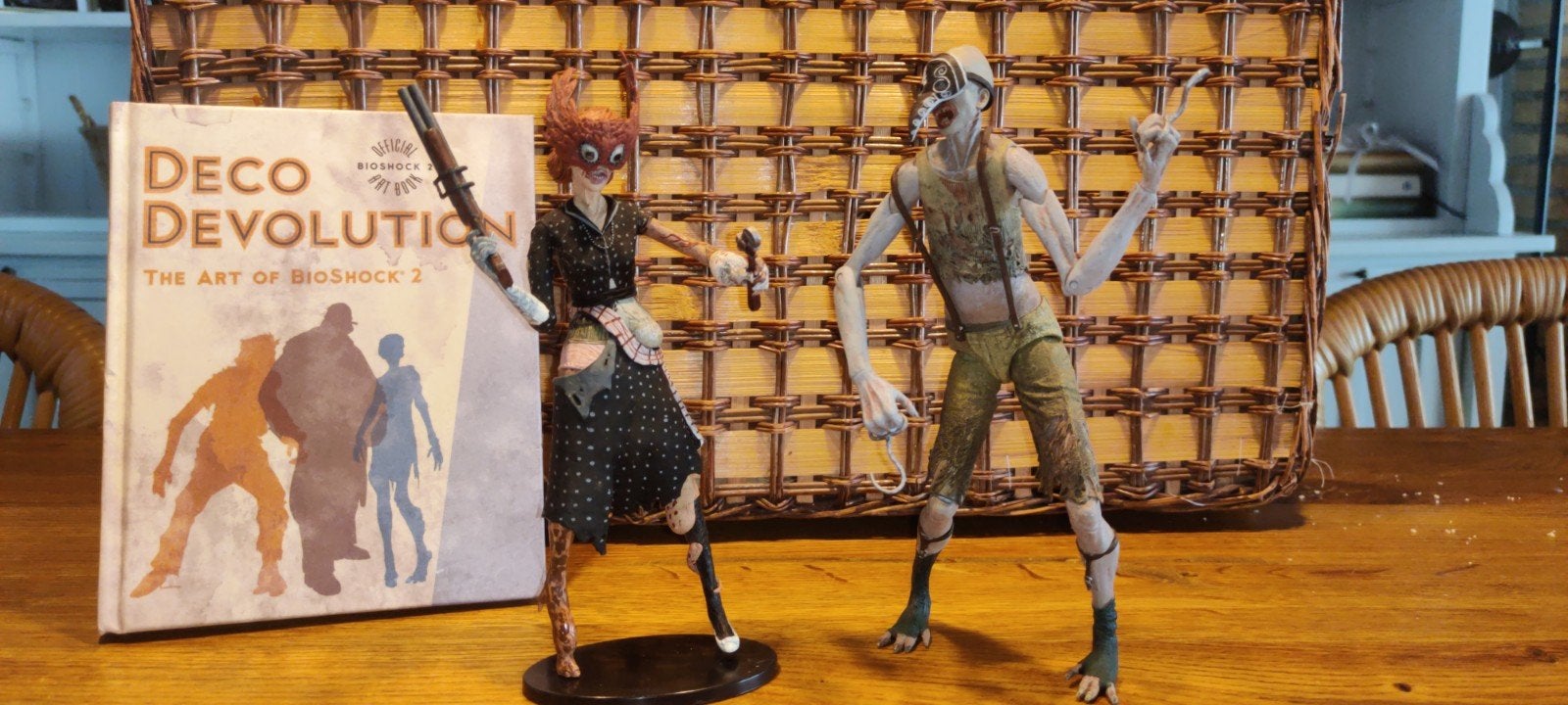 Bioshock 2 NECA Lady Smith, Crawler Splicer en artbook., Ophalen