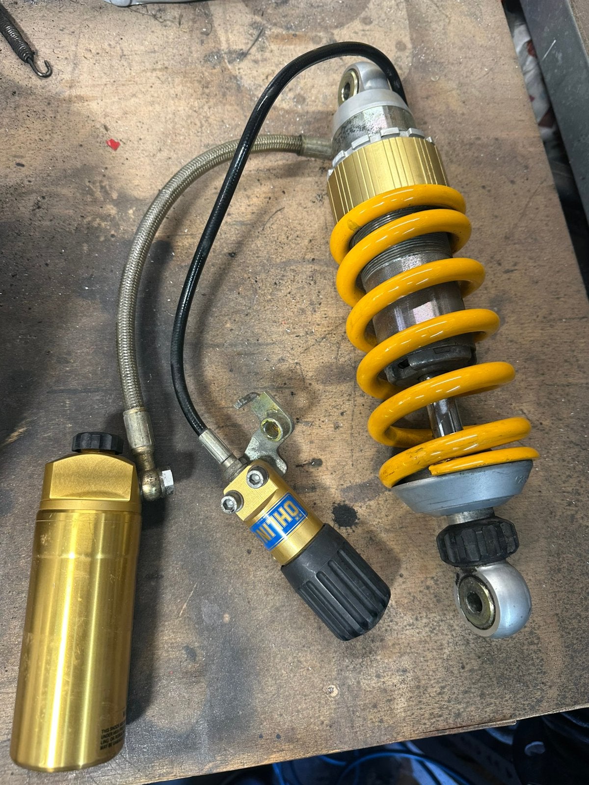 Ducati achterveer ohlins St4S- St3 St2, Ophalen of Verzenden, Gebruikt