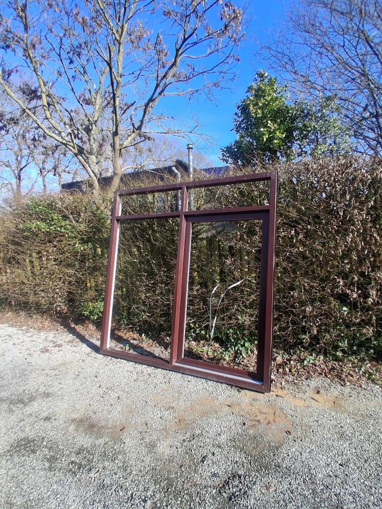 Porte coulissante avec verre, Bricolage & Construction, Enlèvement, Utilisé, Synthétique, Baie vitrée coulissante