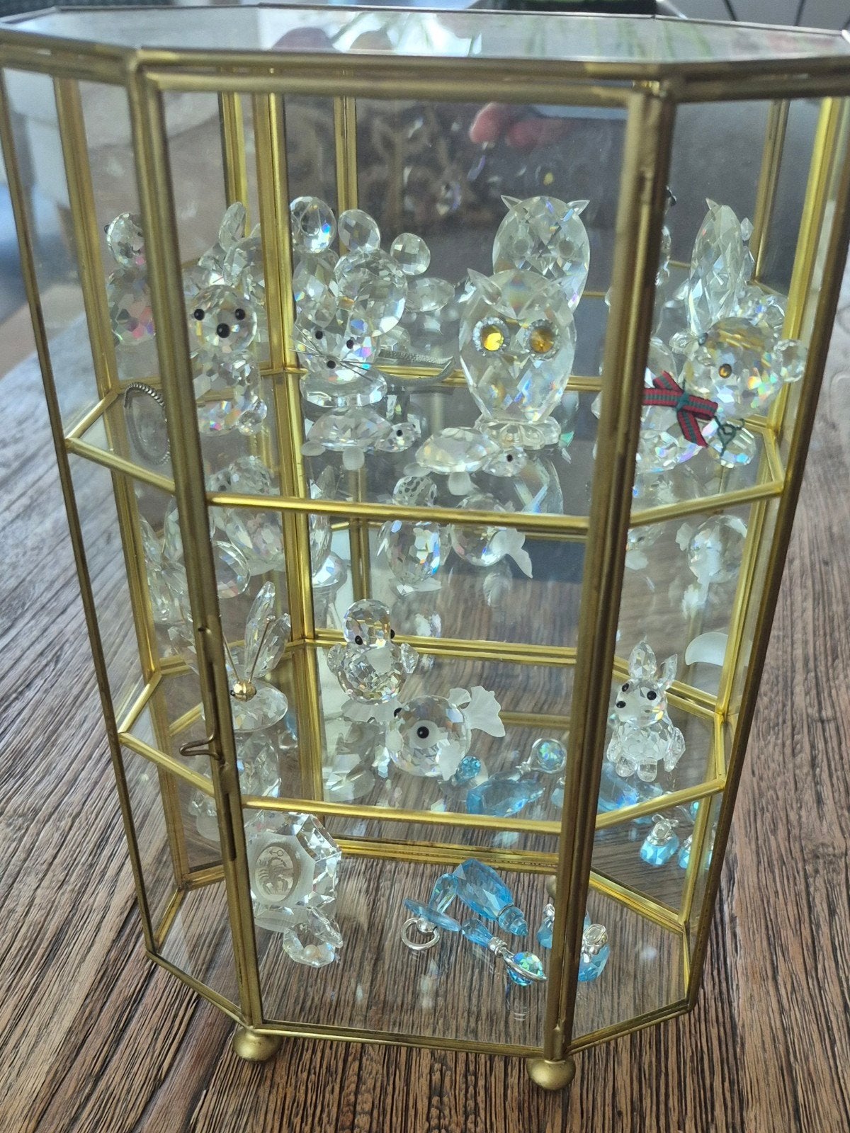 9 petites figurines Swarowski avec armoire à glace, Enlèvement