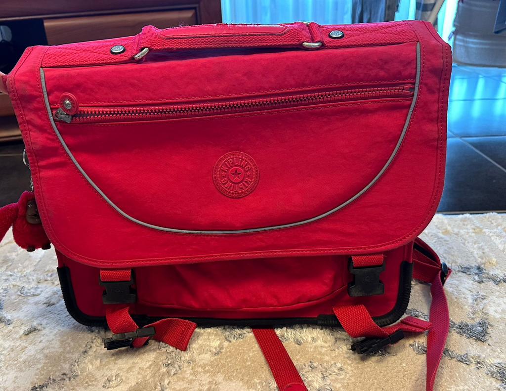Cartable kipling, Enlèvement, Utilisé, Rouge